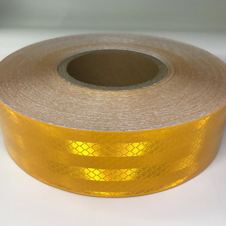 Edge Reflective Truck Vinyl Tape Retroreflective Sheeting Tape Reflector Safety Stripe