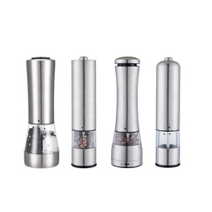 pepper mill electric salt and pepper ceramic grinder set for kitchen