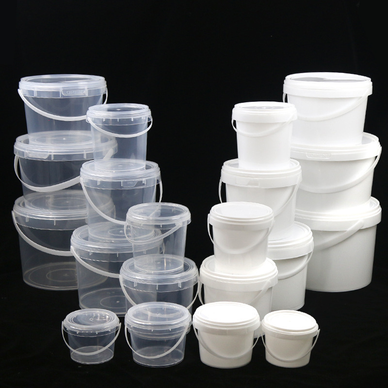 Square shape plastic ice cream freezer container buckets 18L/20L plastic buckets with lids wholesale