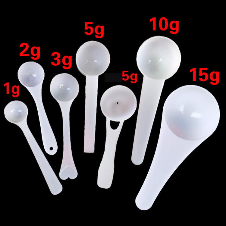 heavyweight plastic spoons 5ml Plastic Measuring Spoon 5CC Milk Powder Measuring Scoop