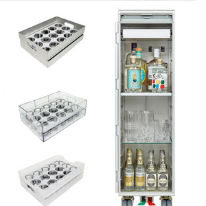 KAIRUN Atlas airline plane galley aluminum half full size food water cart plane airline catering trolley with high quality