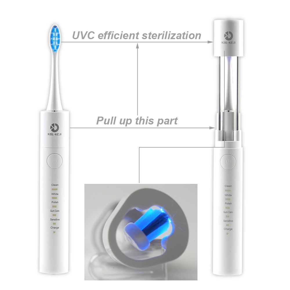 Mini electric rechargeable toothbrush eco friendly New Electric Toothbrush For Teeth Cleaning with disinfection function