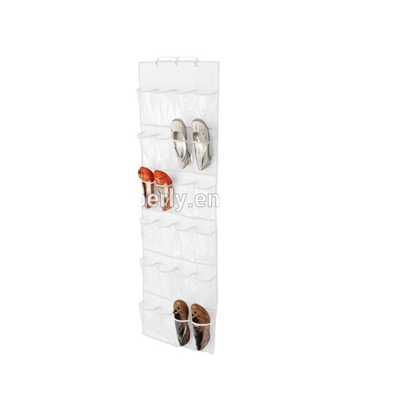 Customized Pocket Over-the-Door Organizer Bag, Clear PVC household shoe organizer