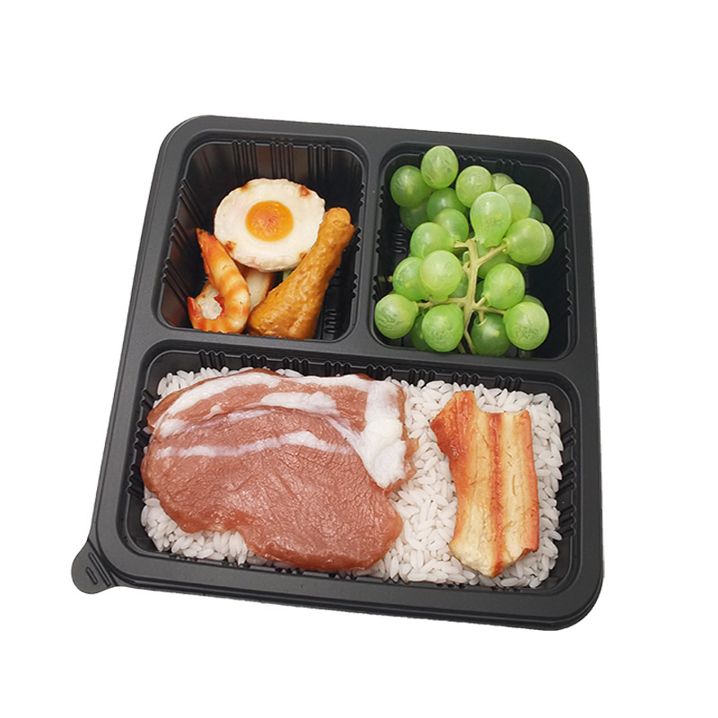 OEM/ODM 1/2/3/4/5/6/7 compartment Microwavable blister custom disposable takeaway food storage containers