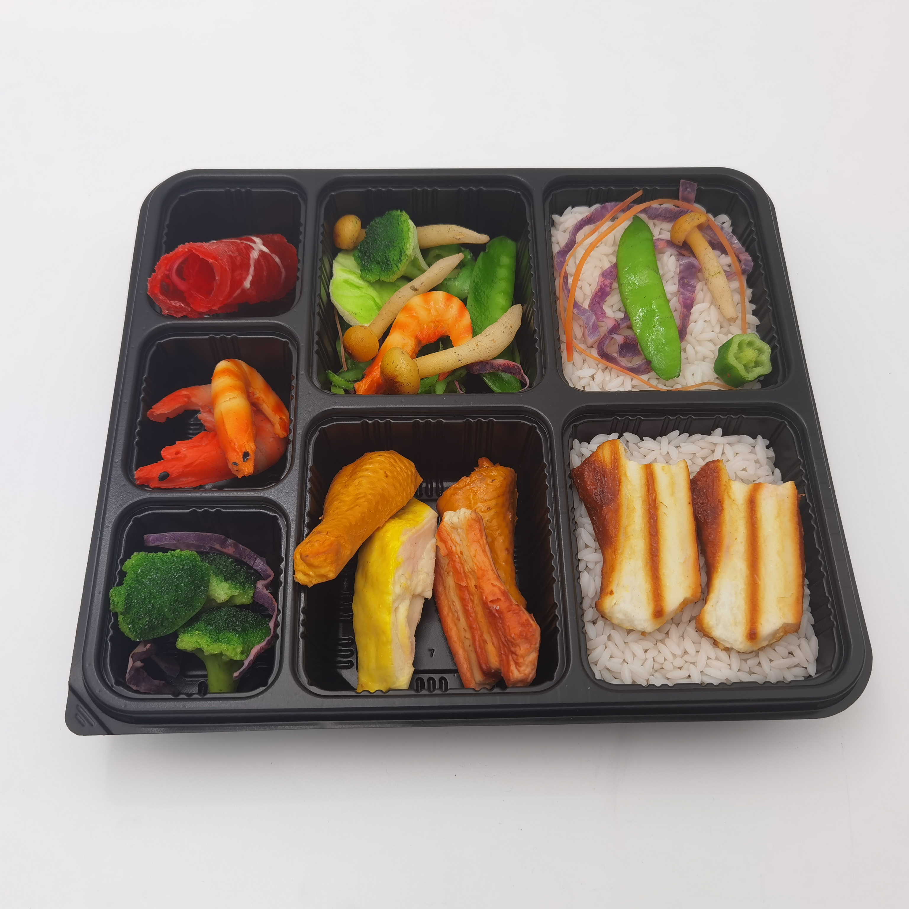 OEM/ODM 1/2/3/4/5/6/7 compartment Microwavable blister custom disposable takeaway food storage containers