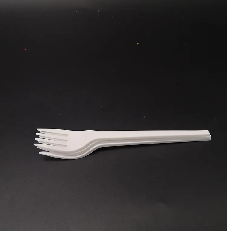 Customized disposable CPLA fork for party and party food-grade tableware