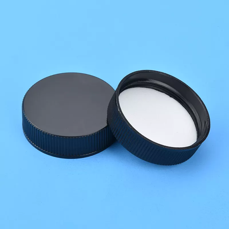 38mm Smooth Ribbed Plastic Screw Cap Induction Sealing Liner 38-410 Ridged Plastic Screw Lid 38-400 Sealing Cap