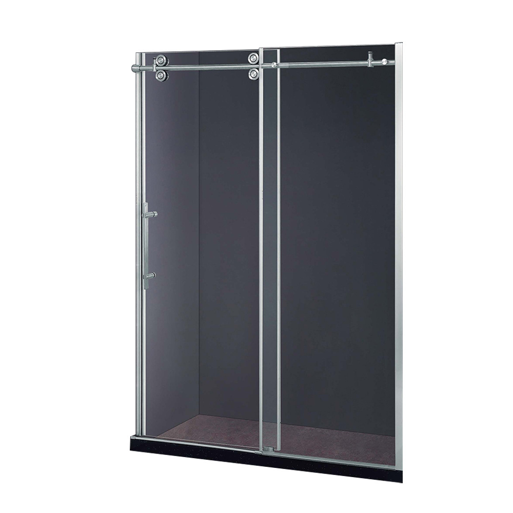 2023 Modern Luxury Bathroom Shower Door Frameless Tempered Glass Shower Partition Sliding Shower Door