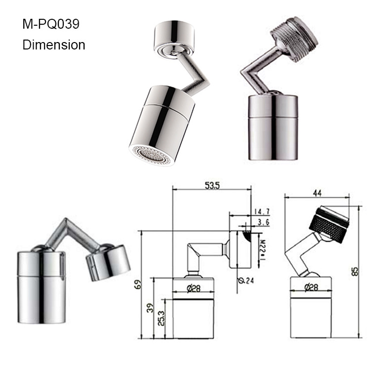 New Low Price 720 Degree Swivel Splash Proof Filter Faucet Faucet Adapter