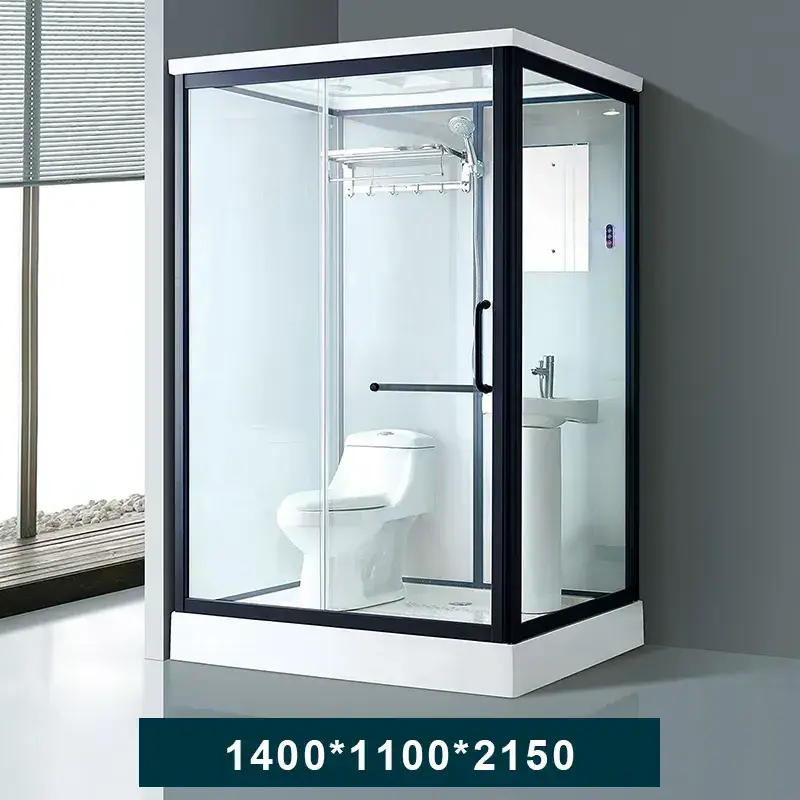 KMRY Freestanding  Shower And Toilet All In One Prefabricated Complete Portable Bathroom Unit Cabin