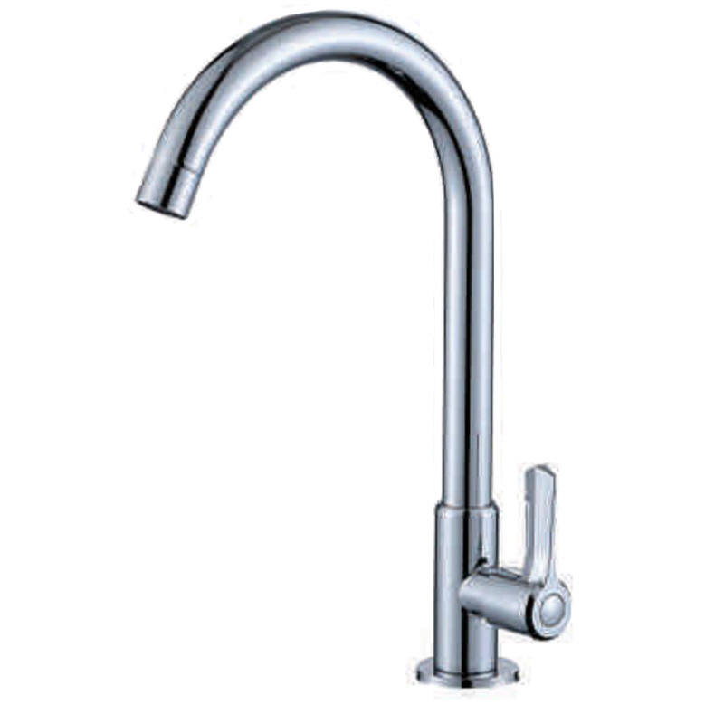 Low Price Single Handle Pull Down Sink Kitchen Faucet Deck Mounted Grey Kitchen Sink Tap