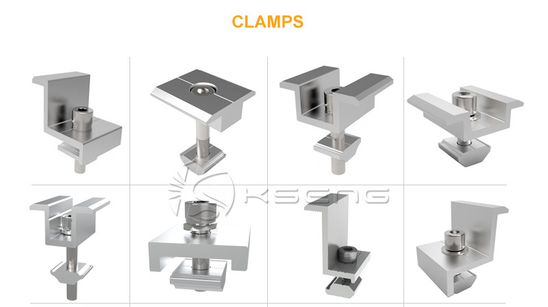 Wholesale solar related products solar panel mounting accessories solar end clamp and mid clamp