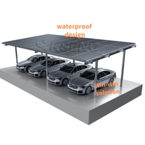 Wholesale Aluminum Frame Solar Carport with Waterproof Mounting System Photovoltaic Canopy