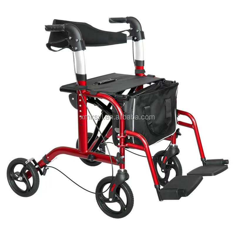 Foldable Rehabilitation  New Design  Shopping Cart Walker for  Disabled People