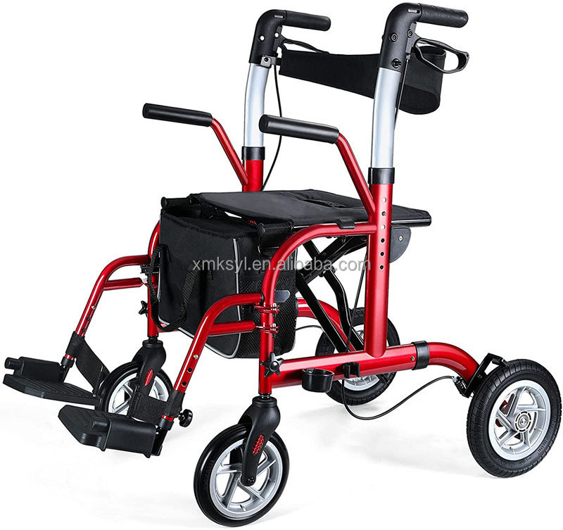 Foldable Rehabilitation  New Design  Shopping Cart Walker for  Disabled People