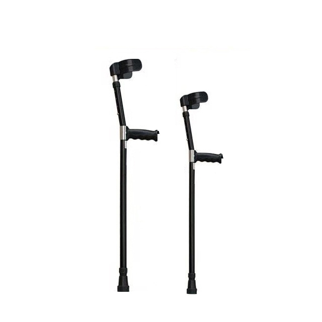 height adjustable aluminium alloy walking cane medical elbow crutches for the elderly and the children kid elbow crutch