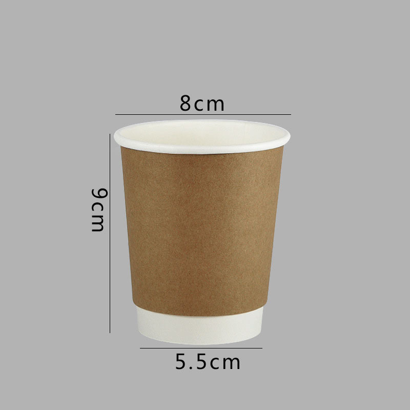 Kingwin 3/4/7/8/9/12/16 Oz Customized Logo Eco-friendly Pe Coating Paper Cup Disposable Coffee Cups With Lid