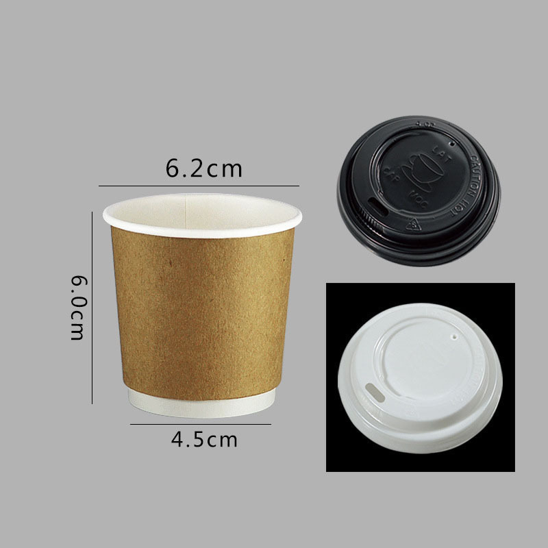 Kingwin 3/4/7/8/9/12/16 Oz Customized Logo Eco-friendly Pe Coating Paper Cup Disposable Coffee Cups With Lid