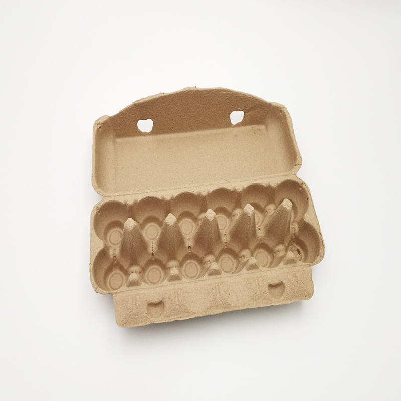 Kingwin Biodegradable eco-friendly 12/15/30 sell eggs paper packaging tray pulp fiber egg carton tray box