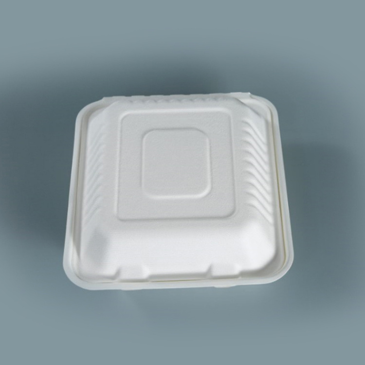 Kingwin Biodegradable Take Out Boxes Disposable Clamshell Box Sugarcane Bagasse Food Container