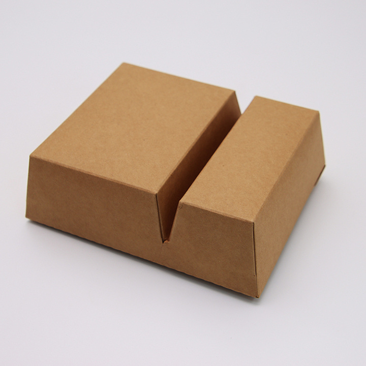 Kingwin Disposable Custom Printed Kraft Paper Packaging Container Lunch Food Paper Box For Food