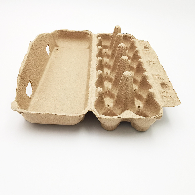 Kingwin Biodegradable eco-friendly 12/15/30 sell eggs paper packaging tray pulp fiber egg carton tray box