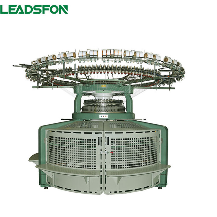 LEADSFON Double Jersey Circular Knitting Machinery Patent Of Invention Whole Garment Knitting Machines