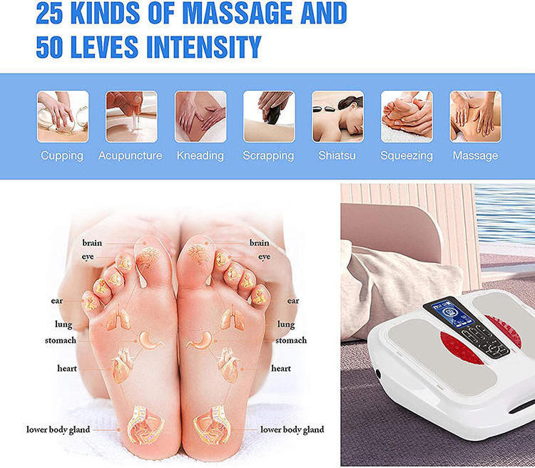 Foot massager Calf Leg Care Heated Shiatsu Knead Roll Vibrate Leg Beautician ems tens Foot Massager