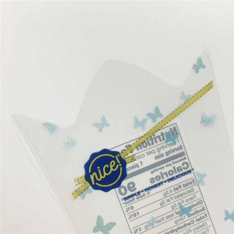 Eco-friendly PP Plastic Type and Plastic Material packaging sleeves for cut flowers