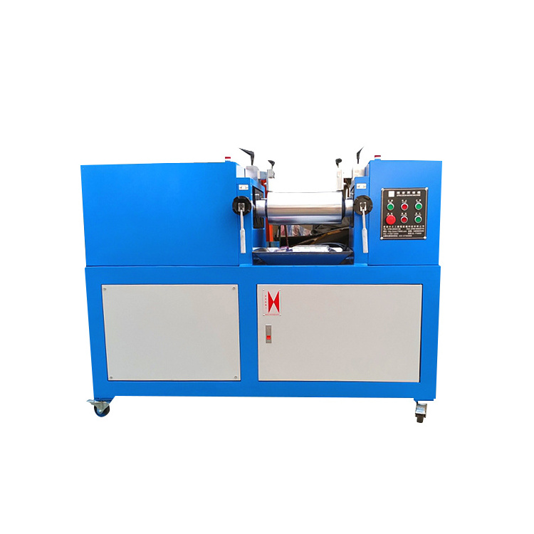 Laboratory 6 Inch Plastics Granules Silicone Rubber Compound Mixer Machine Two Rolls Mixing Mill For Sale