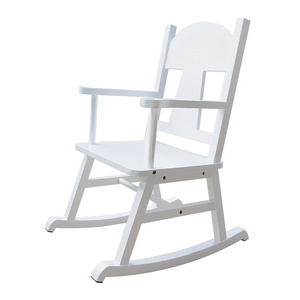 Wood Chair Kids White Rocking Chair Porch Rocker