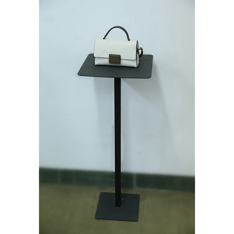 Easy showing small bag shoe shelf display vertical ornament display stand metal display stand for store