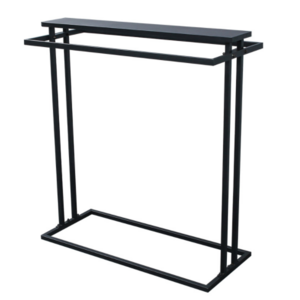 Iron art clothing store display stand floor-to-ceiling double row middle island rack clothes side hanger