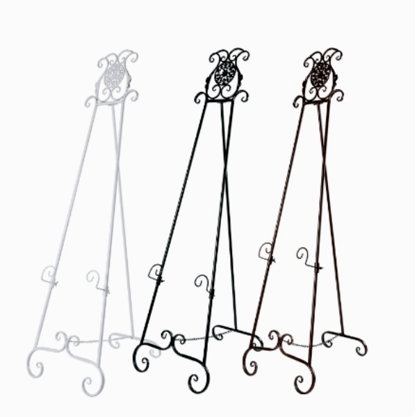 European Art Iron Display Rack Oil Painting Stand Photo Frame Floor Stand Poster Bracket Wedding Welcome Stand