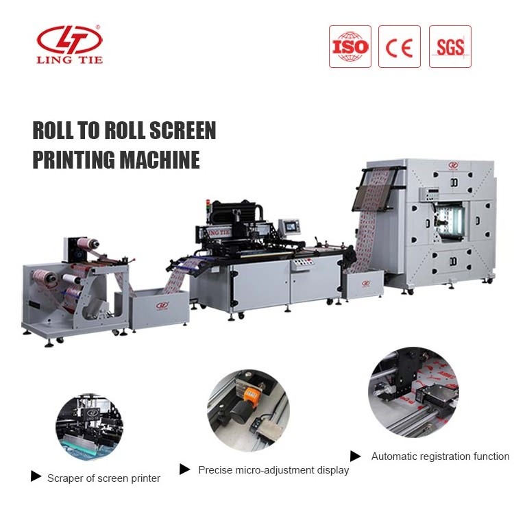 Automatic Passive RFID tag silk screen printing machine with Motor Driven