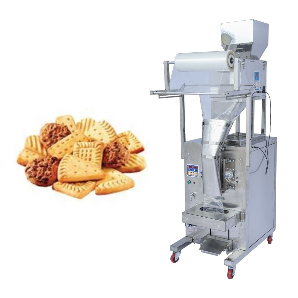 Automatic vertical bakery small cake bread cookies biscuit packing machine