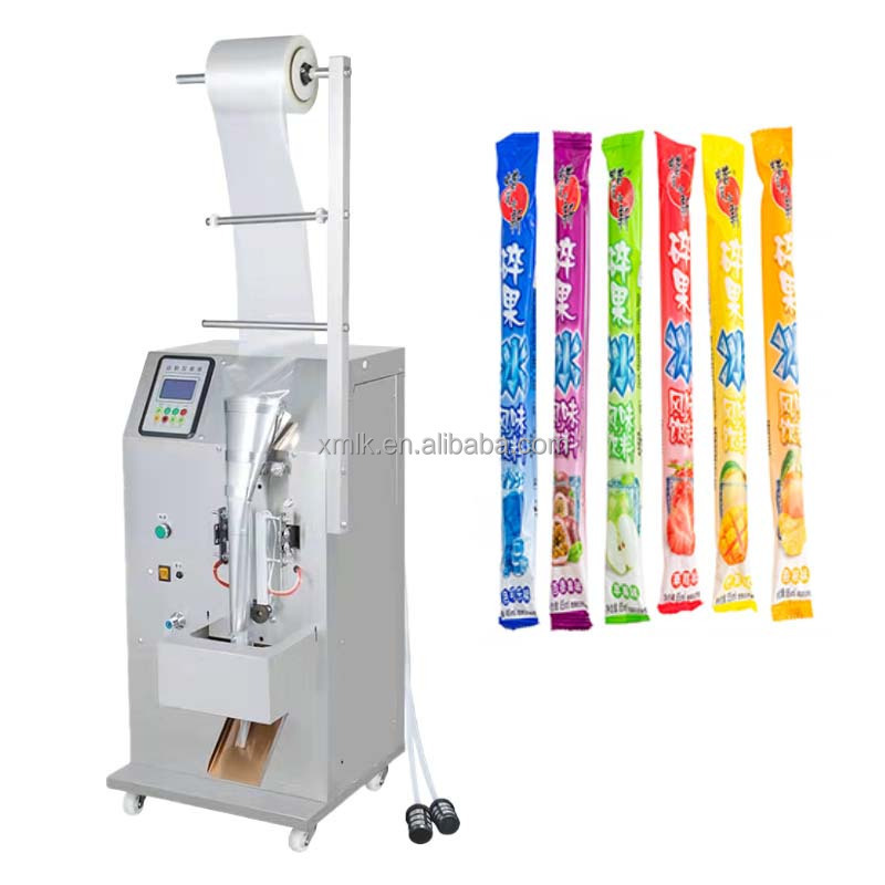 Low Cost Automatic Ice Lolly Popsicle Filling Packaging Machine Ice Pop Ice Candy Packing Machine