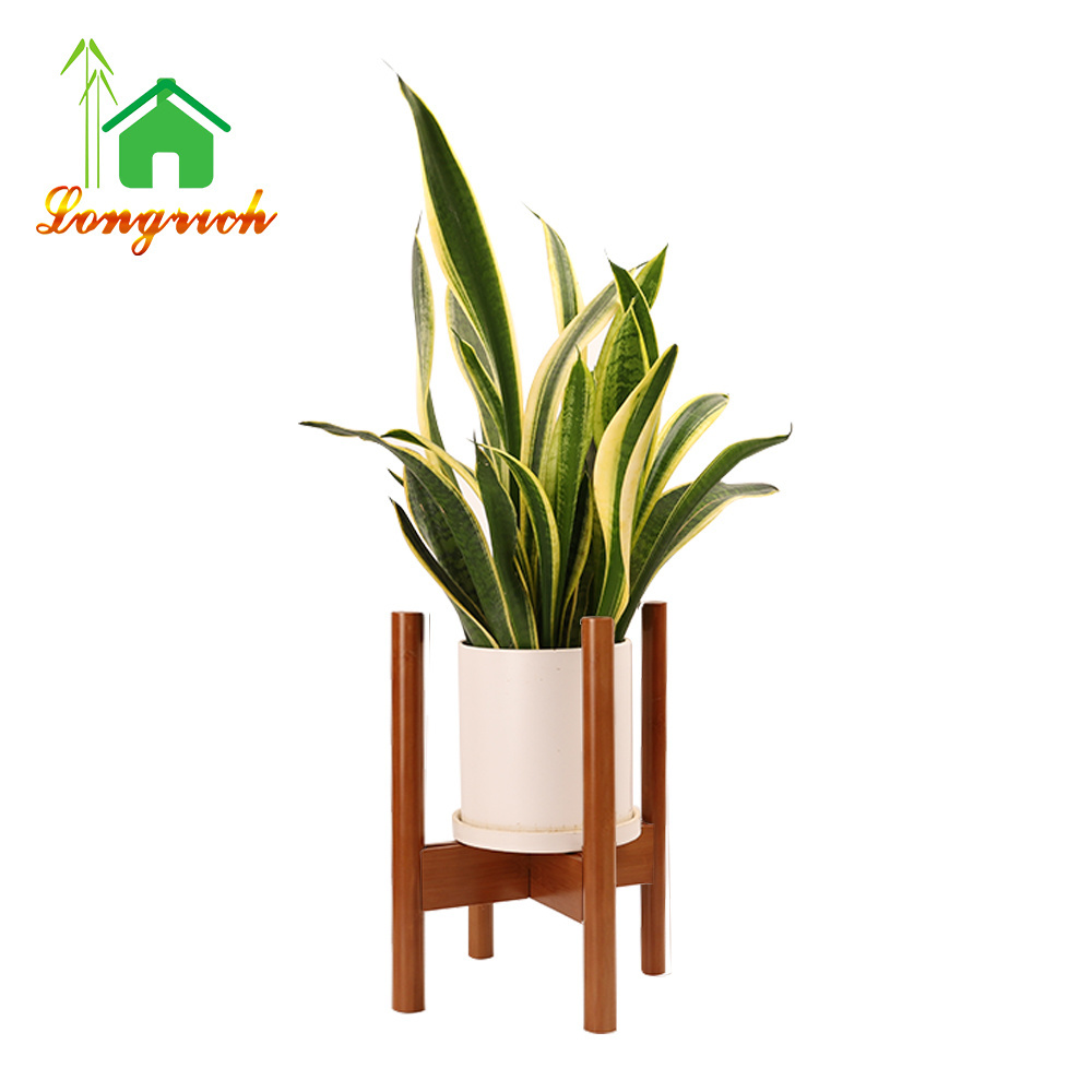 Bamboo Plant Stand Flower Potted Holder Plant Shelf Stand Indoor Corner Plant Stand for Window Garden Balcony Living Room