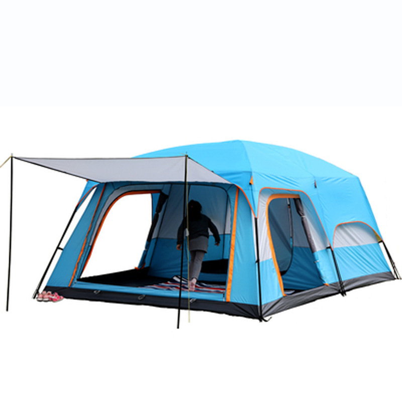 wholesale Waterproof Extra Large Space 8 To 12 Persons Portable Family Outdoor Camping Tent