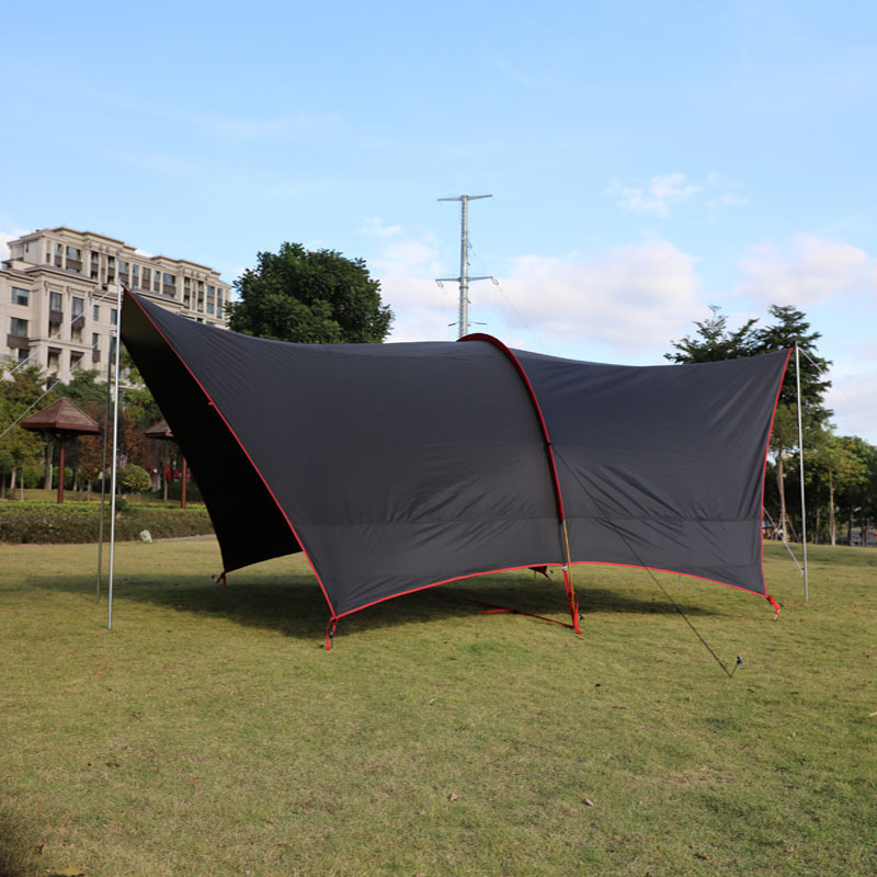 Tent Tarp Camping Tarp Tent Hammock Tarp Waterproof Shelter UV Protection Sunshade Hammock Rain Fly Compact Lightweight Canopy