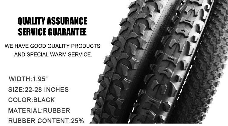 Wholesale Bicycle Parts 26*1.95 Mountain Bikes Fat rubber tire Bicycle Tyre