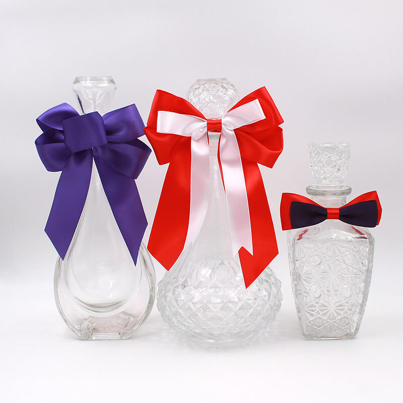 New design Bottle neck bow/wine bottle bow tie/decoration ribbon bow