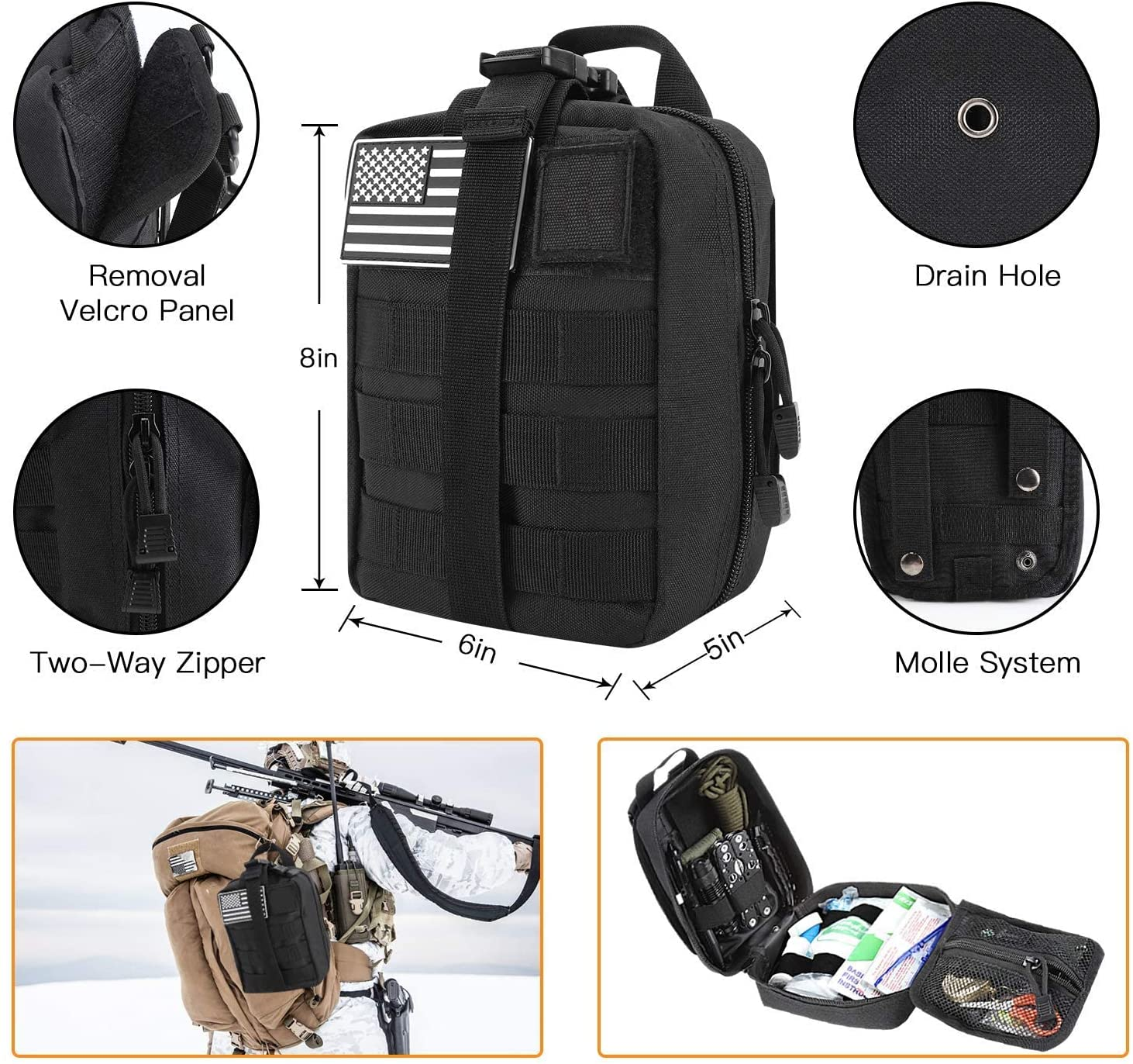 OEM Emergency Disaster Kit Trekking Professional Hiking Earthquake Survival Kit Outdoor