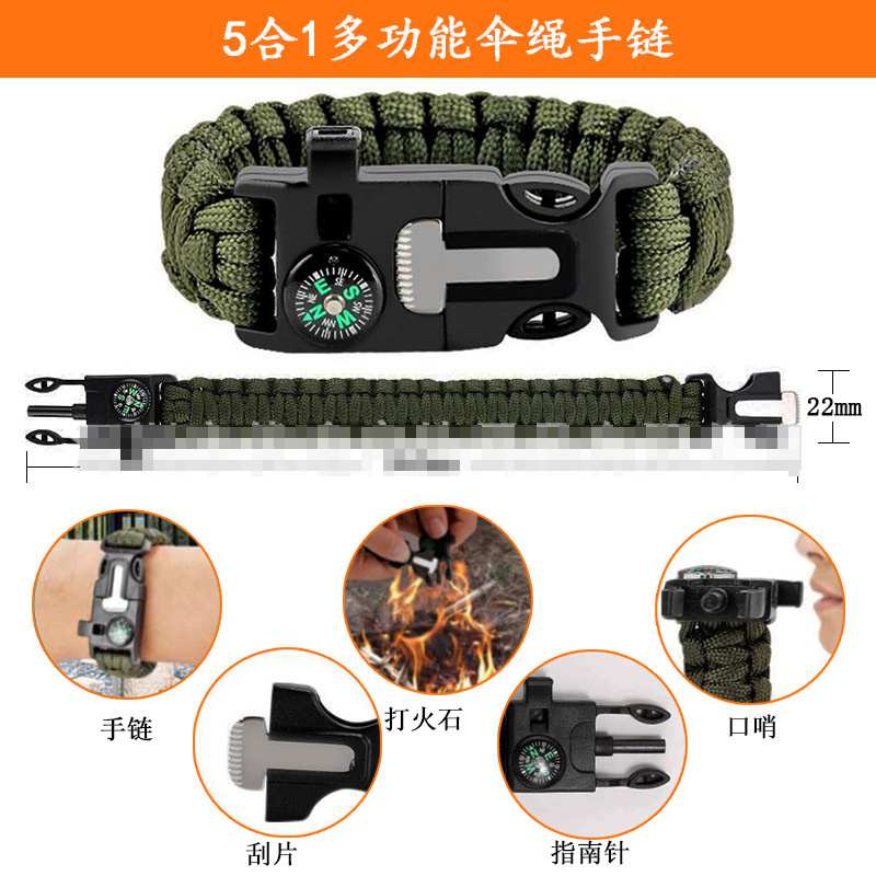 Outdoor Professional Accessories Camping Kit Sos Tool Emergency Survival Gear