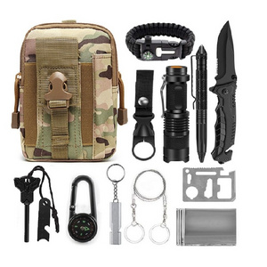 Professional Made Outdoor Camping Ool Molle Kit Adventure Equipment Emergency Sos Survival Box