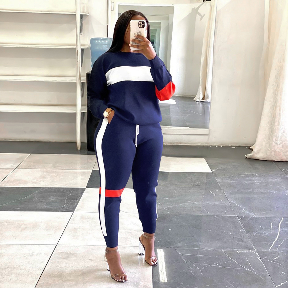 Plus Size Activewear Sport Wear Clothing Jogger Set Custom Track Suit Women Long Sleeve Fitness Top Casual Jogging Suit