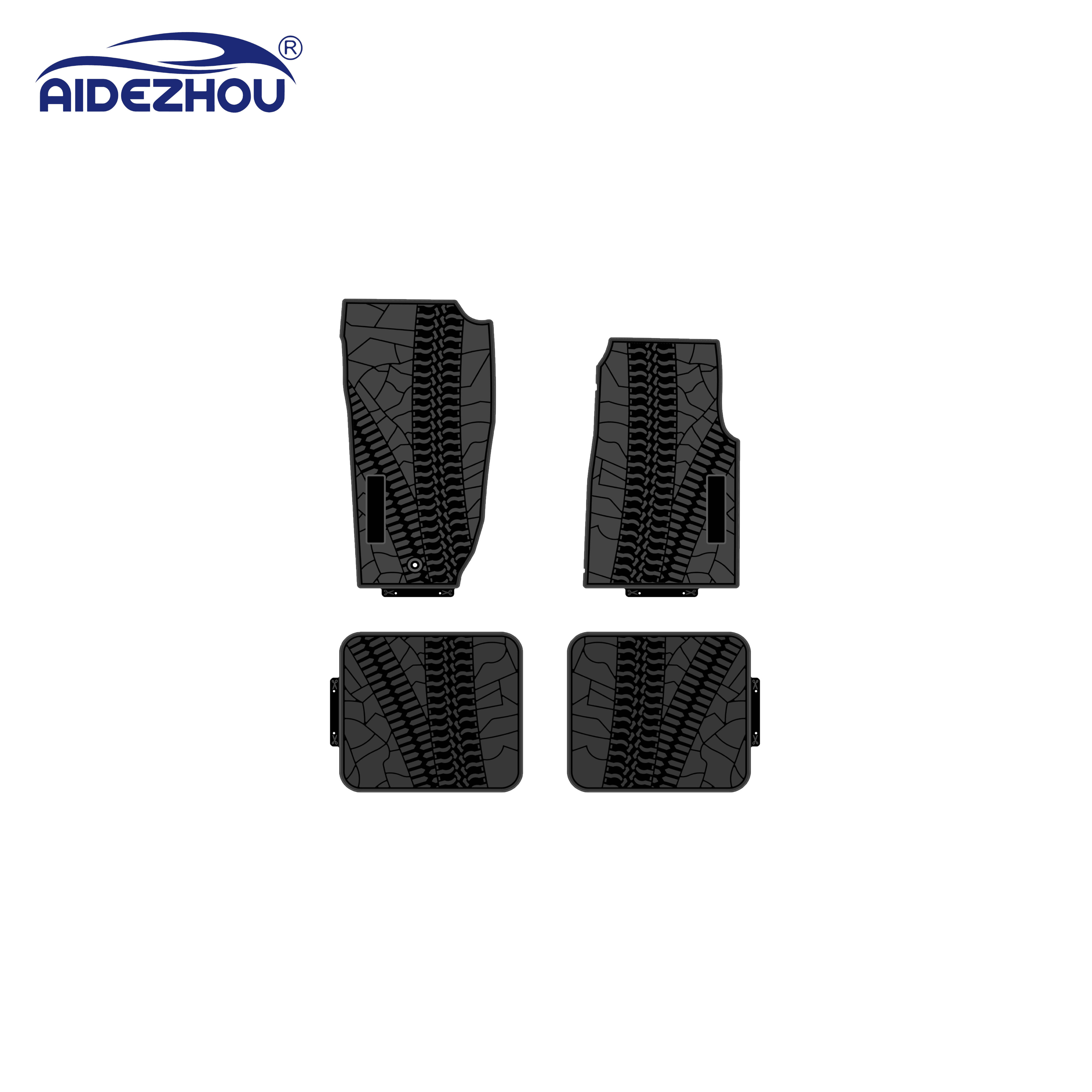 Washable waterproof fireproof car floor mat modify protection decoration fit for Jeep Cherokee XJ 1984 1989 1996 1998 1999 2001