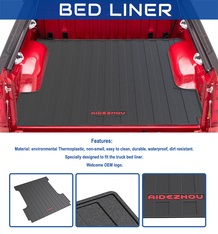 New Arrival Best selling Custom Pickup Truck Bed Liners for Ford F-150 for Tacoma for Tundra for Ram Bed Liners Car Floor Mats