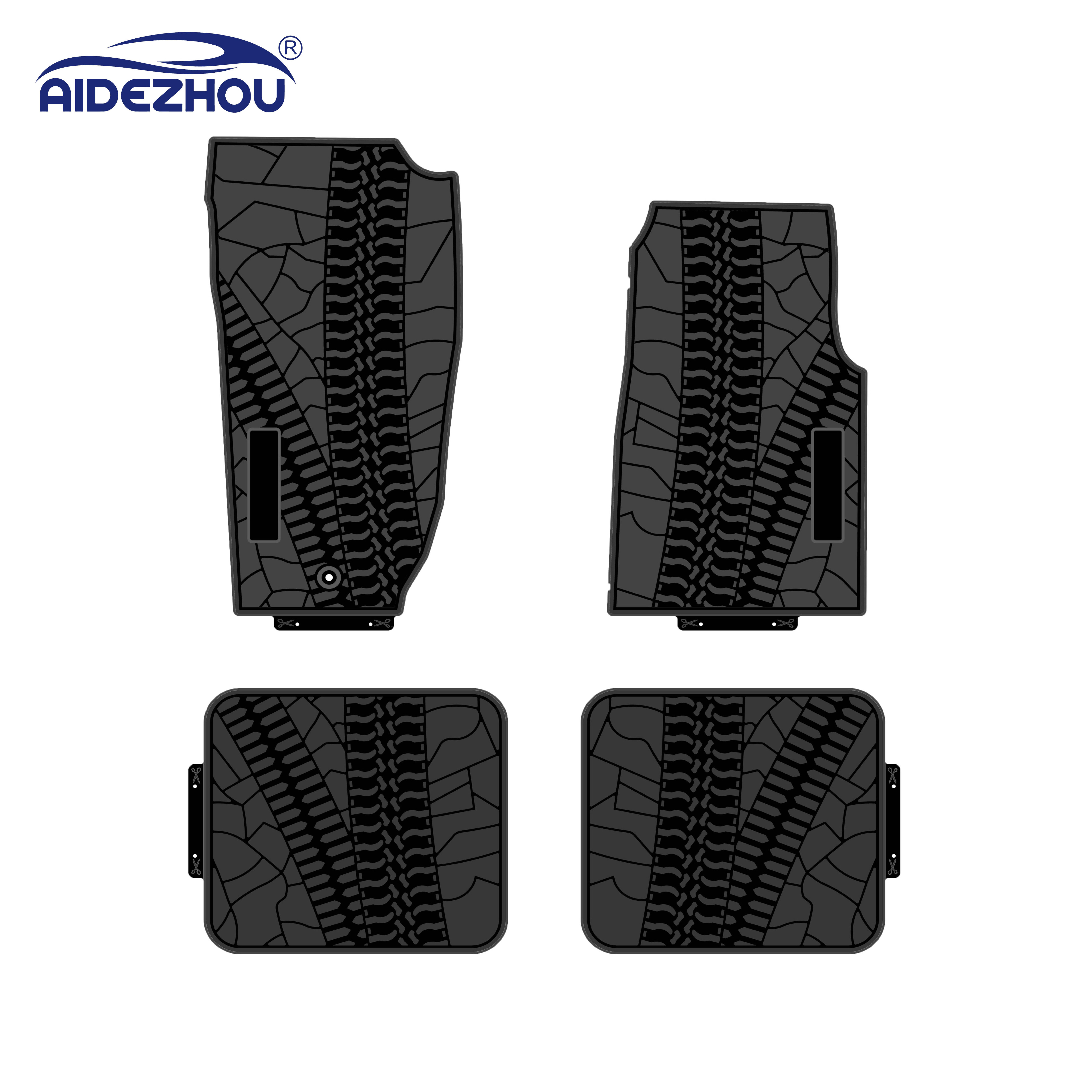 Washable waterproof fireproof car floor mat modify protection decoration fit for Jeep Cherokee XJ 1984 1989 1996 1998 1999 2001