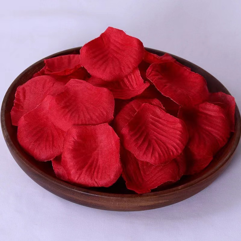 Wedding party event gift decorative silk flower rose petal red royal blue bulk wedding artificial rose flower petal